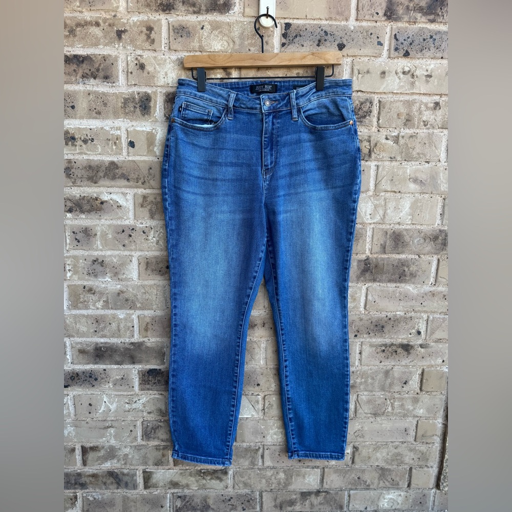 Judy Blue Deep Indigo Boyfriend Jeans Size 11/30